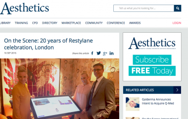 Restylane 20 Years